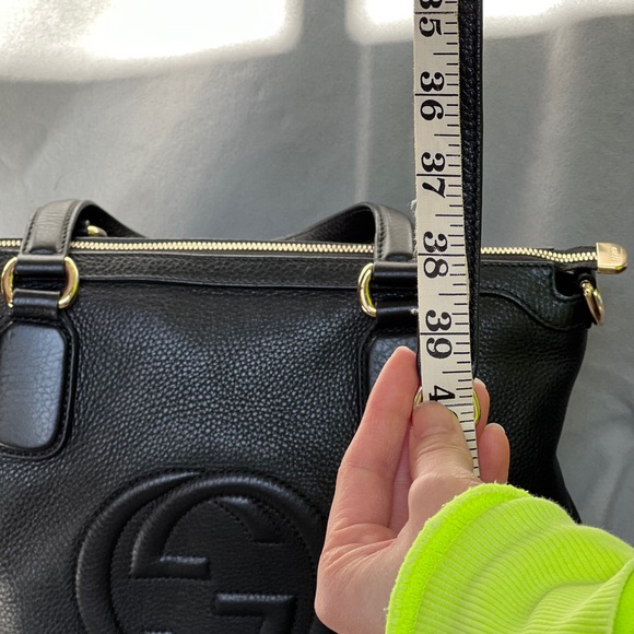 š¤ Authentic Gucci Soho Chain Double G Tassel Leather Shoulder Bag - Picture 5 of 9